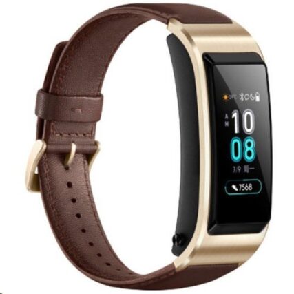 Huawei TalkBand B5 Bluetooth Smart Bracelet Heart Rate Sleep Monitor Headset Function - Mocha Brown