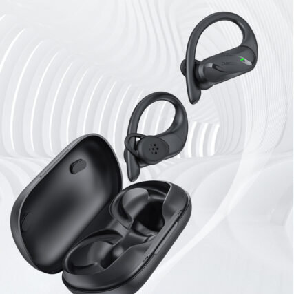 Bone Conduction True Wireless Bluetooth 5.3 Sports Headphones Over-Ear Earhooks -