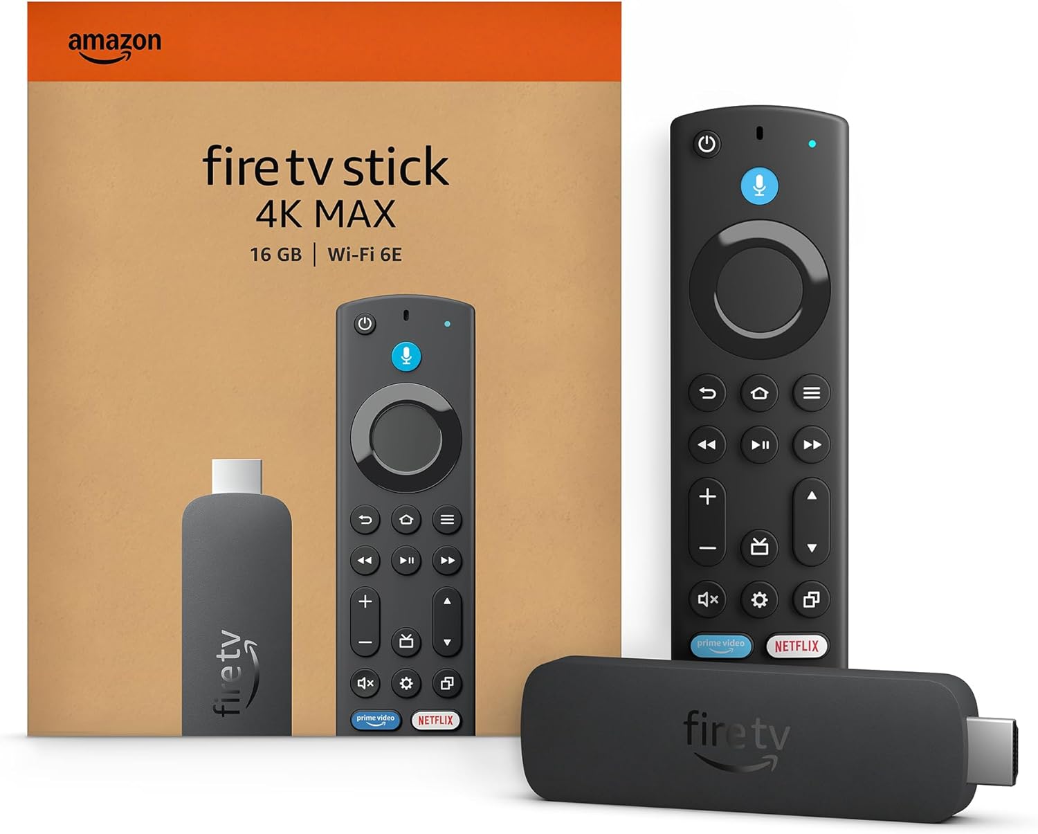 Amazon Fire TV Stick 4K Max streaming device (newest model) with AI-powered Fire