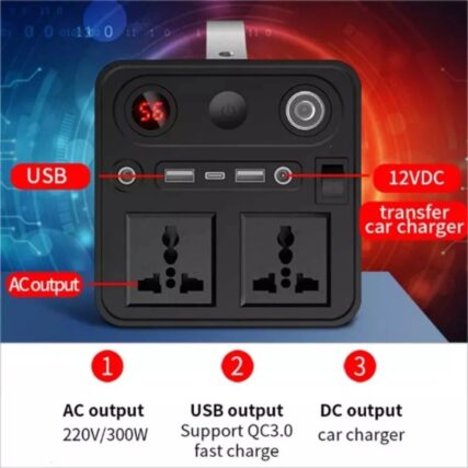 PORTABLE SOLAR GENERATOR POWER STATION
