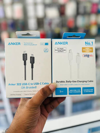 Anker USB-C Cable (3ft, 60w,Braided) Durable, Daily-Use Charging Cable