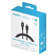 Anker 322 USB-C to USB-C Cable (6ft Braided) - Image 4