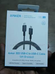Anker 322 USB-C to USB-C Cable (6ft Braided)