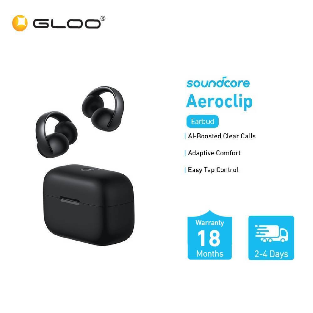 Soundcore AeroClip by Anker Open Ear Earbuds, Adaptive Comfort and Minimalist Design - Image 2