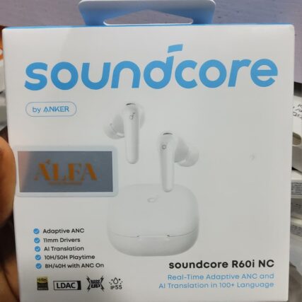Soundcore Anker R60i NC Wireless Earbuds, Real-Time Adaptive ANC and AI Translation in 100+ Language