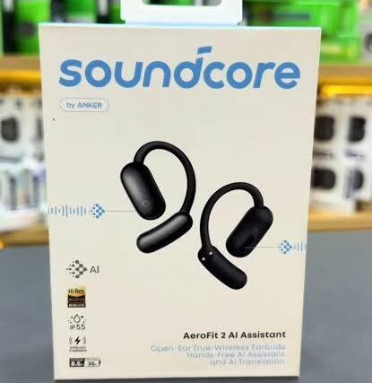 Soundcore AeroFit 2 by Anker Open-Ear True-Wireless Earbuds, AI Assistant and AI Translation